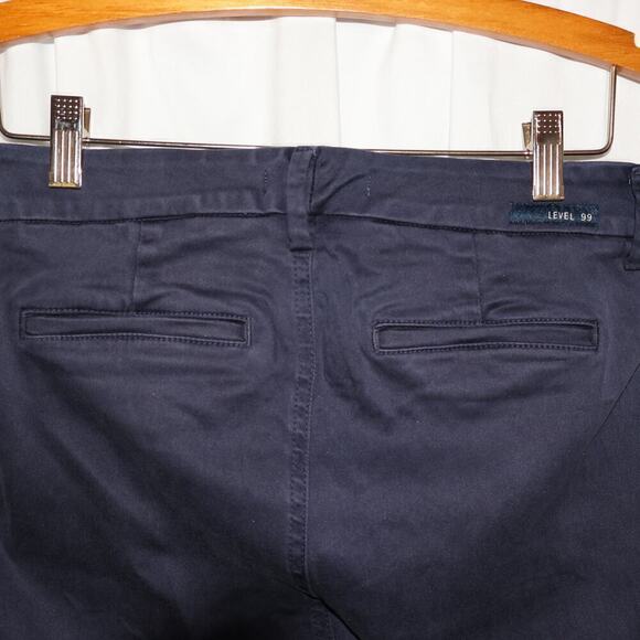 Level 99 Blue Jeans Frances Lacey Double Welt Zip Pocket Size 29 Blue Womens - Picture 9 of 13